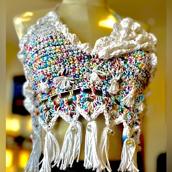 RAINBOW FESTIVAL OR BIKINI TOP - Picture 10 of 14